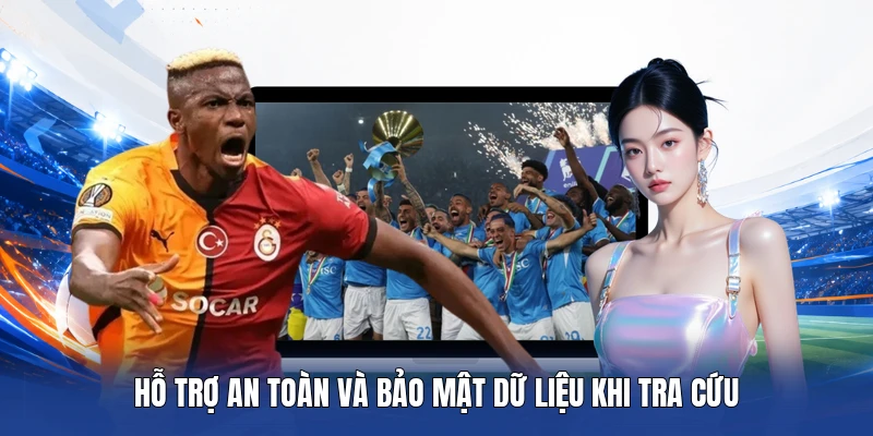 Hỗ trợ an toàn và bảo mật dữ liệu khi tra cứu
