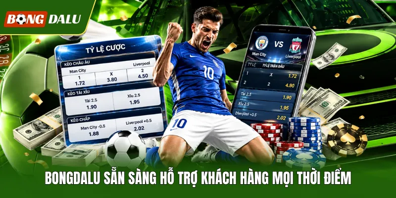 Bongdalu sẵn sàng hỗ trợ khách hàng mọi thời điểm